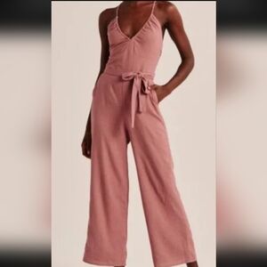 Abercrombie & Fitch Dusty Pink Jumpsuit